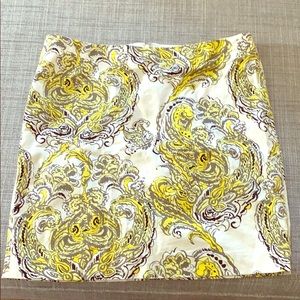 Ann Taylor paisley skirt